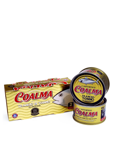 Trancio di tonno Coalma 100g x 2 in olio d'oliva